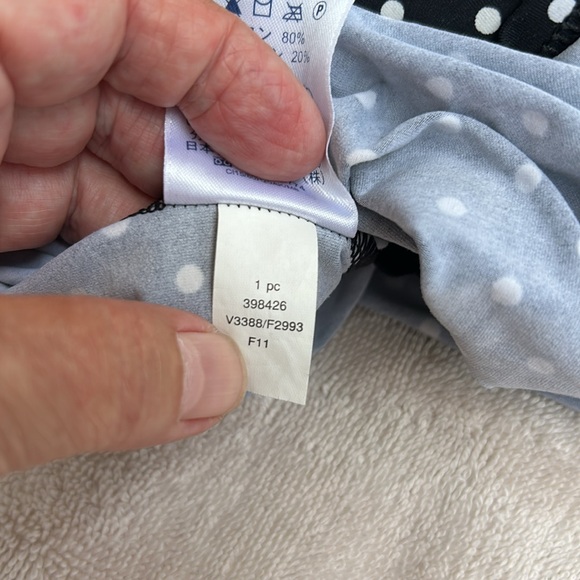 Polka dot tankini top - Picture 7 of 10